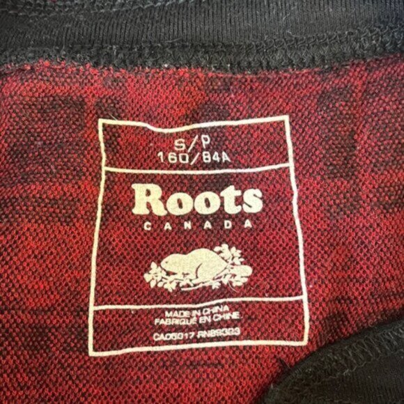 Roots Thermal Waffle Onesie Buffalo Plaid - Picture 8 of 10